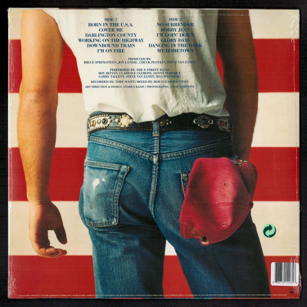 Bruce Springsteen Born In The U.S.A. - Remastered 180 Gram - Sealed UK vinyl LP album (LP record) SPRLPBO808786