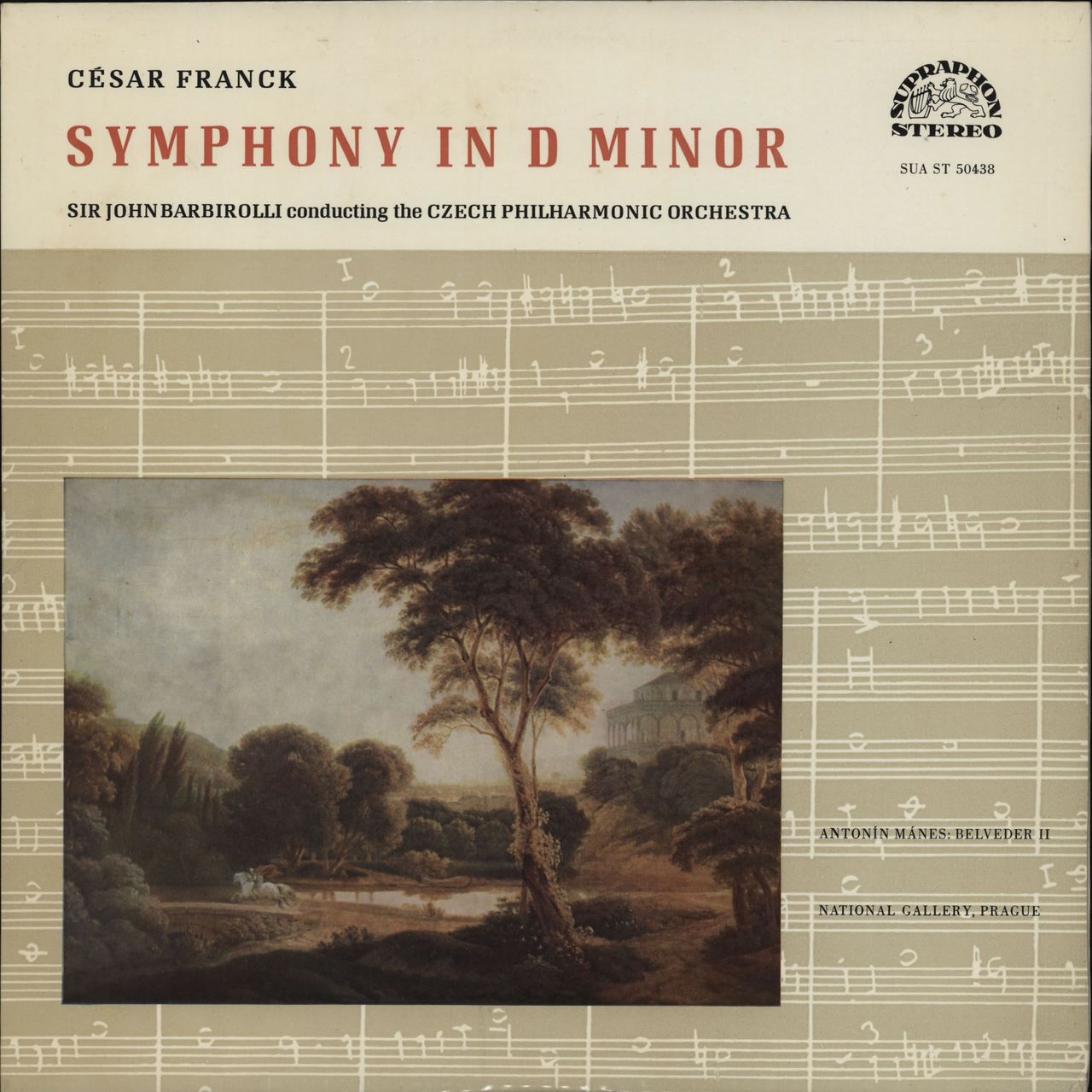 César Franck Symphony in D Minor Czech Vinyl LP