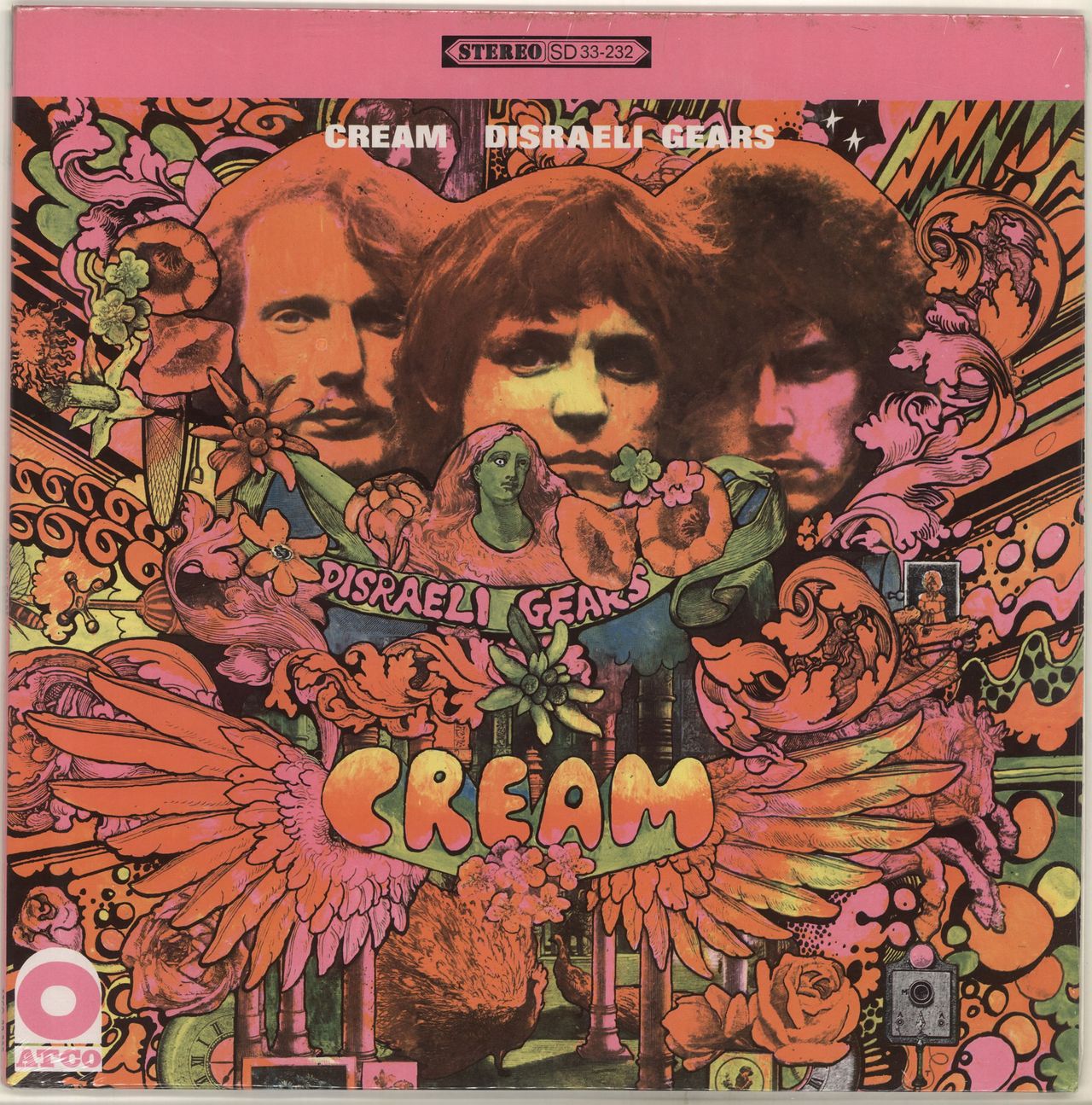 Cream Disraeli Gears - Terra Haute (CT) Pressing + Shrinkwrap US Vinyl LP