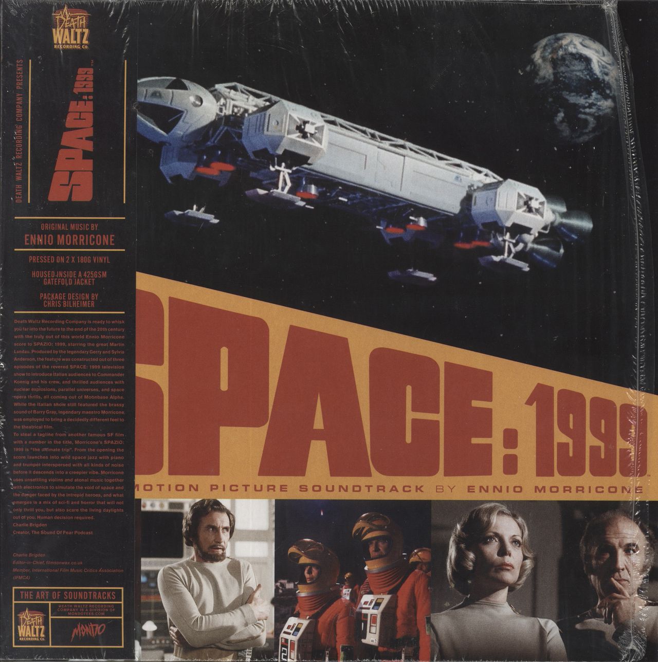 Ennio Morricone Space: 1999 - Orange & Black / Orange & White US 2