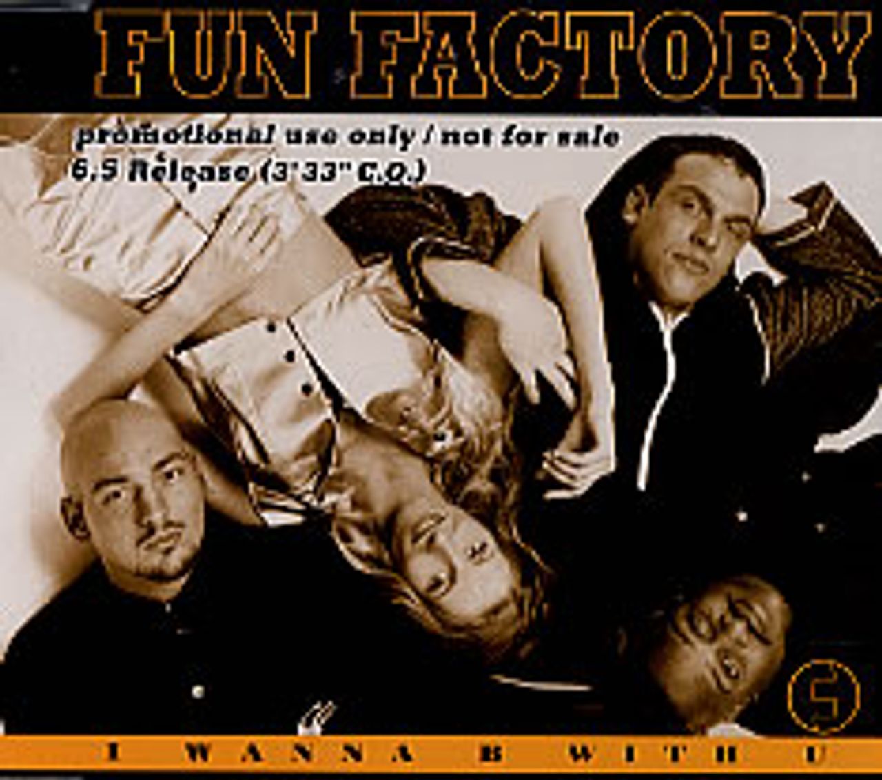 Fun Factory I Wanna B With U Japanese Promo CD single