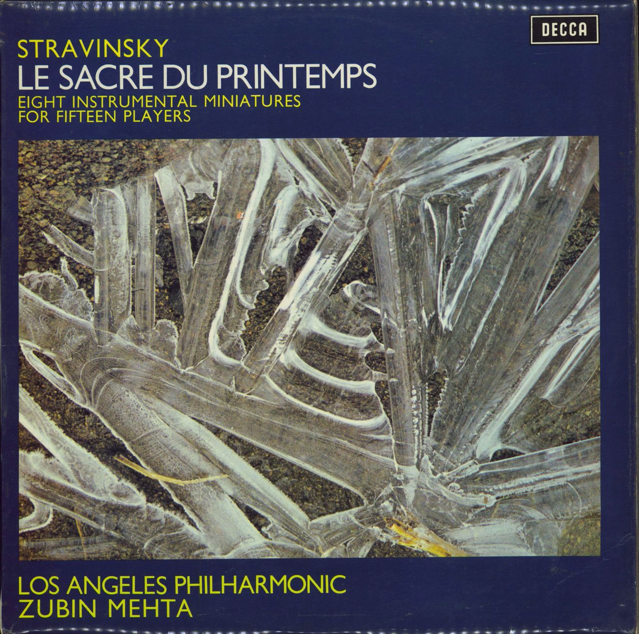 Igor Stravinsky Le Sacre Du Printemps / Eight Instrumental Miniatures For  Fifteen Players UK Vinyl LP