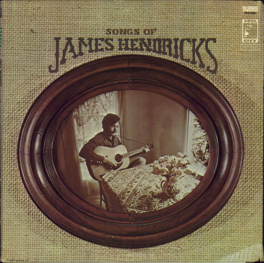 James Hendricks Songs Of James Hendricks - EX US vinyl LP album (LP record) SCS-92003