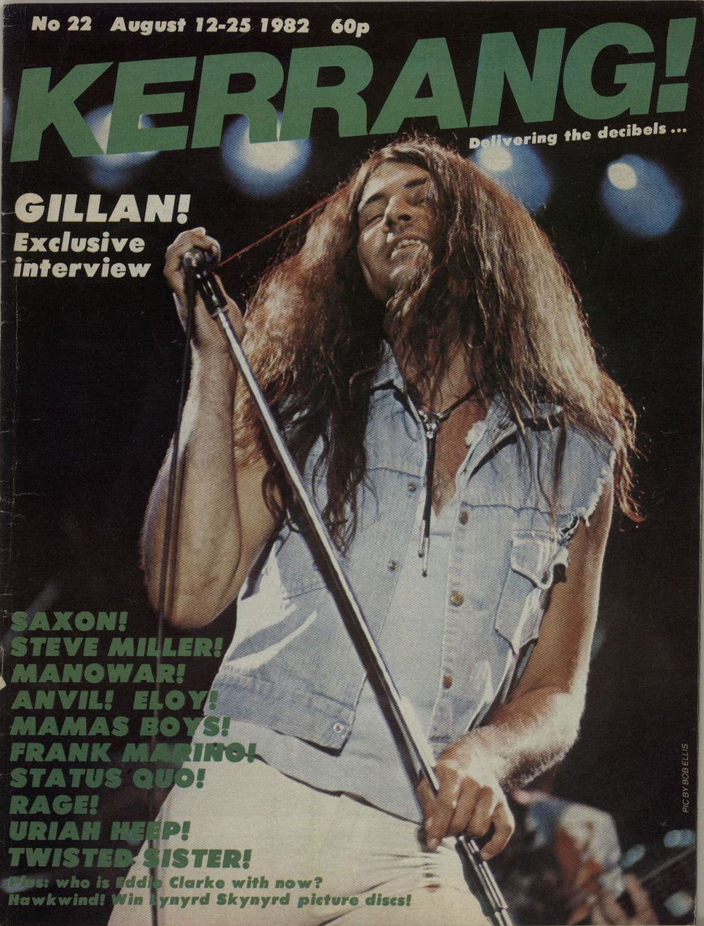 Kerrang! Magazine Kerrang! Magazine - Aug 82 UK magazine 22