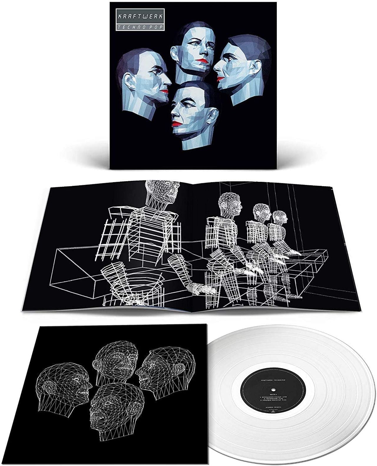 Kraftwerk Pop Cafe] - Clear Vinyl - Sealed UK Vinyl — RareVinyl.com