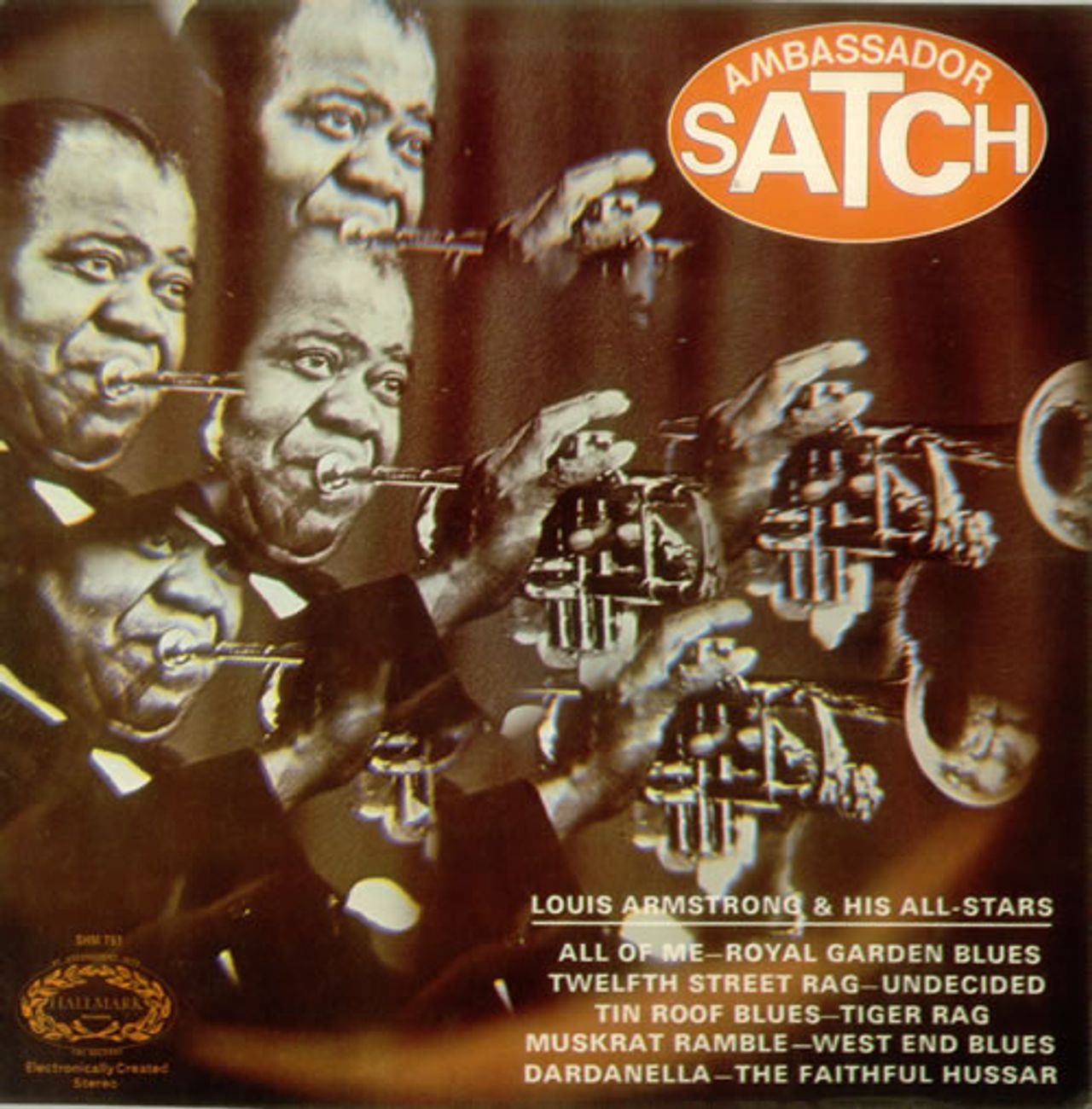 Louis Armstrong Ambassador Satch UK Vinyl LP Album Record SHM751 Hallmark 1971