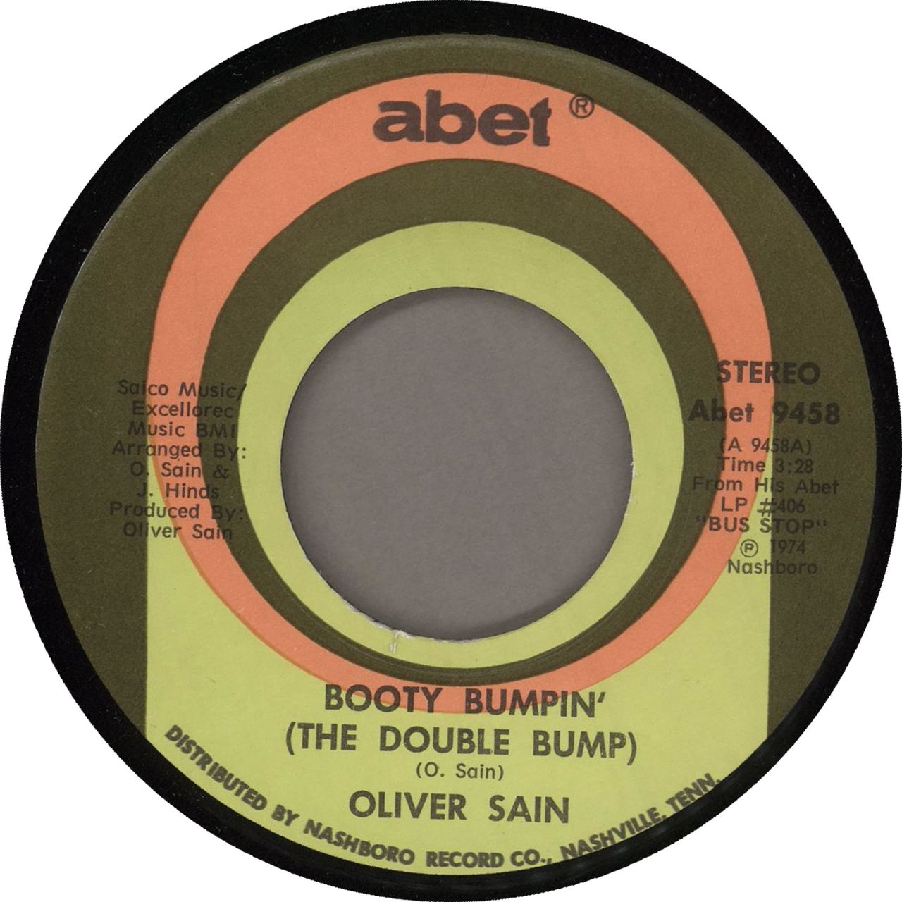 Oliver Sain Booty Bumpin' (The Double Bump) US 7