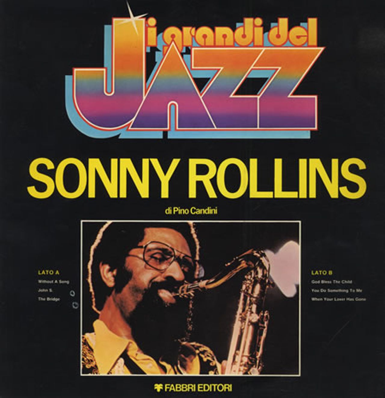 Sonny Rollins I Grandi Del Jazz #34 Italian Vinyl LP