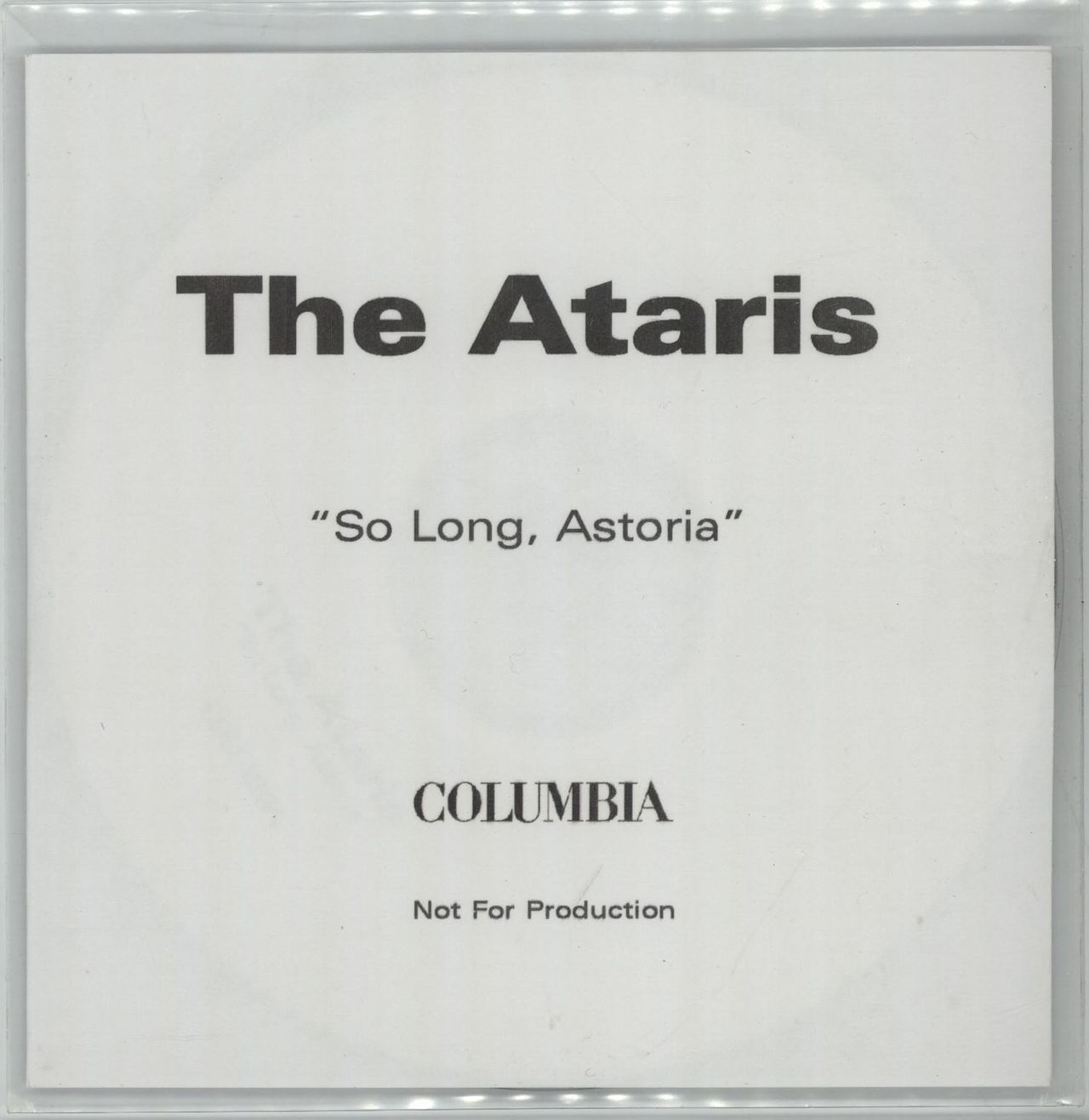 The Ataris So Long, Astoria UK CD-R acetate — RareVinyl.com