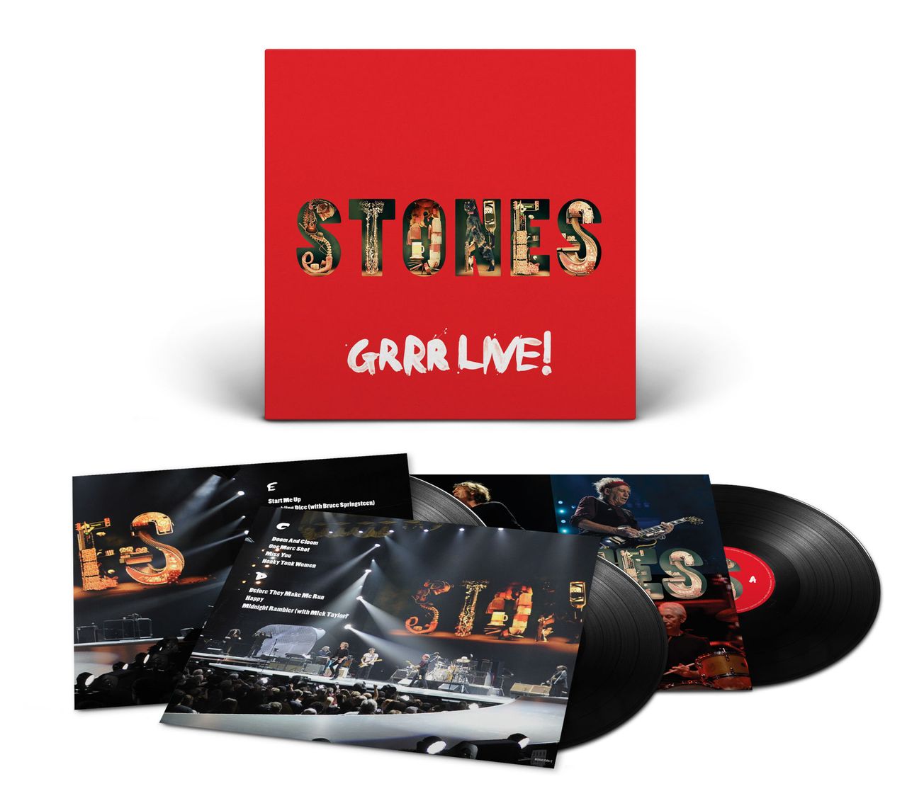 The Rolling Stones GRRR Live! - 180 Gram - Sealed UK 3-LP vinyl set