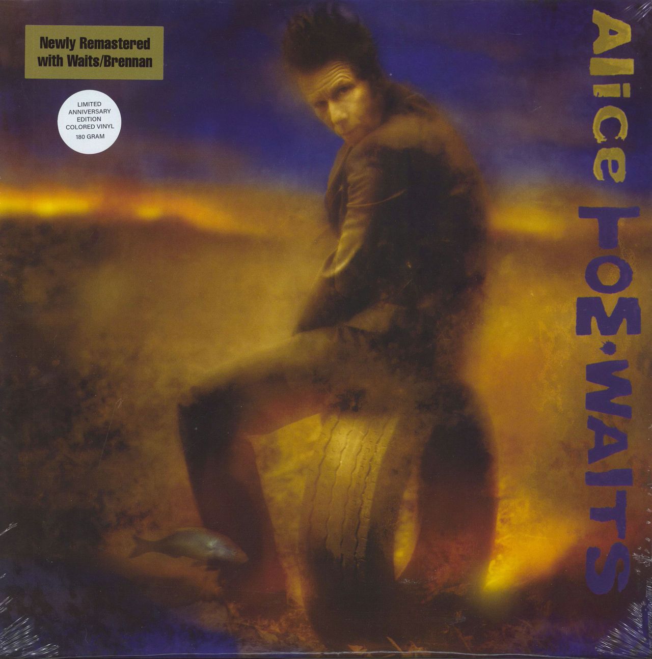 Tom Waits Alice: 40th Anniversary Blue Vinyl Sealed Dutch 2-LP vin — 