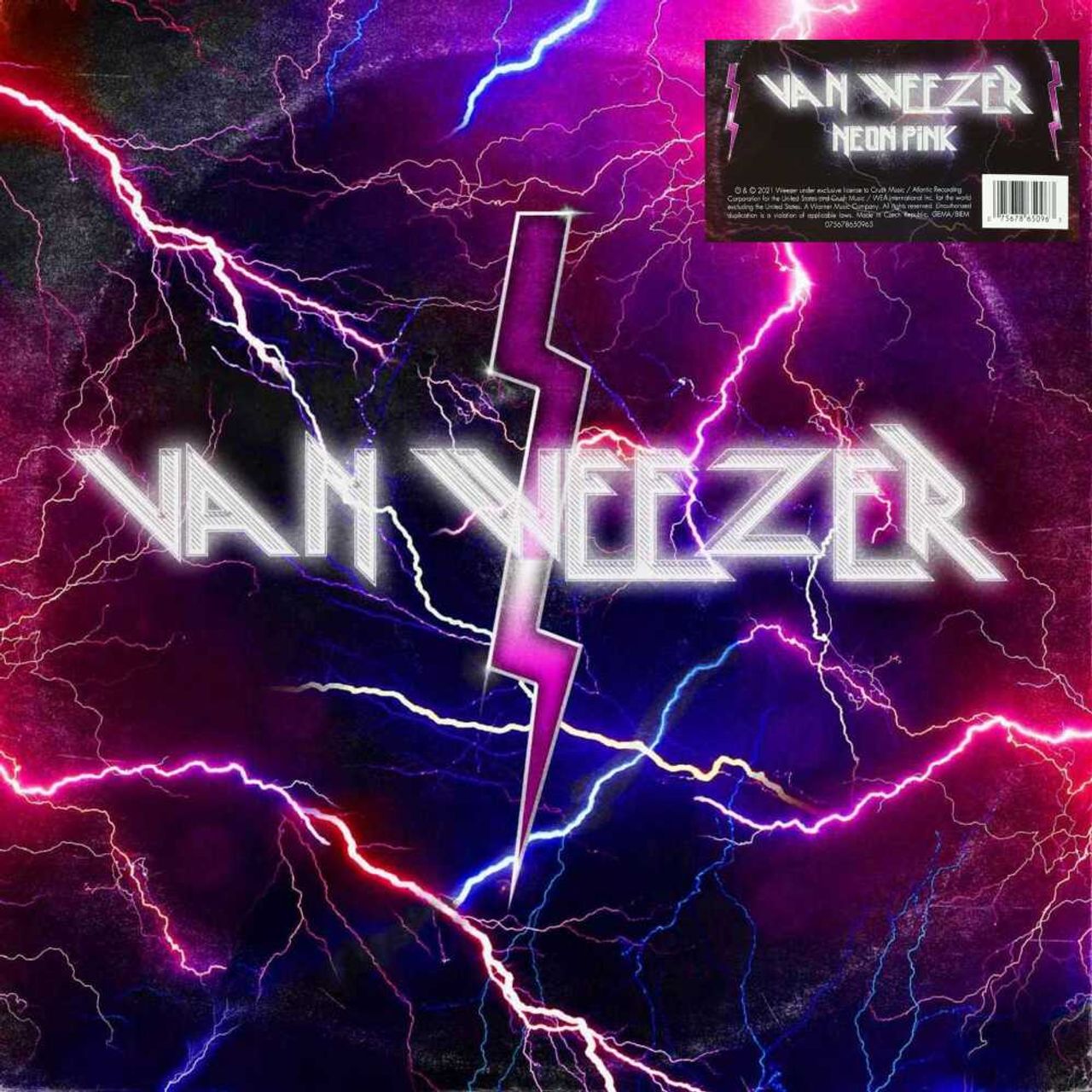 Weezer Van Weezer - Neon Pink Sealed UK LP — RareVinyl.com
