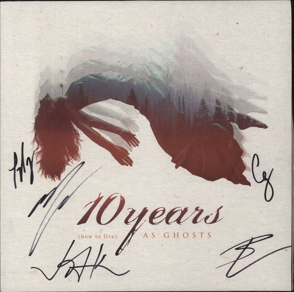 10 Years [How To Live] As Ghosts - 180 Gram Vinyl - Autographed UK vinyl LP album (LP record) M75241