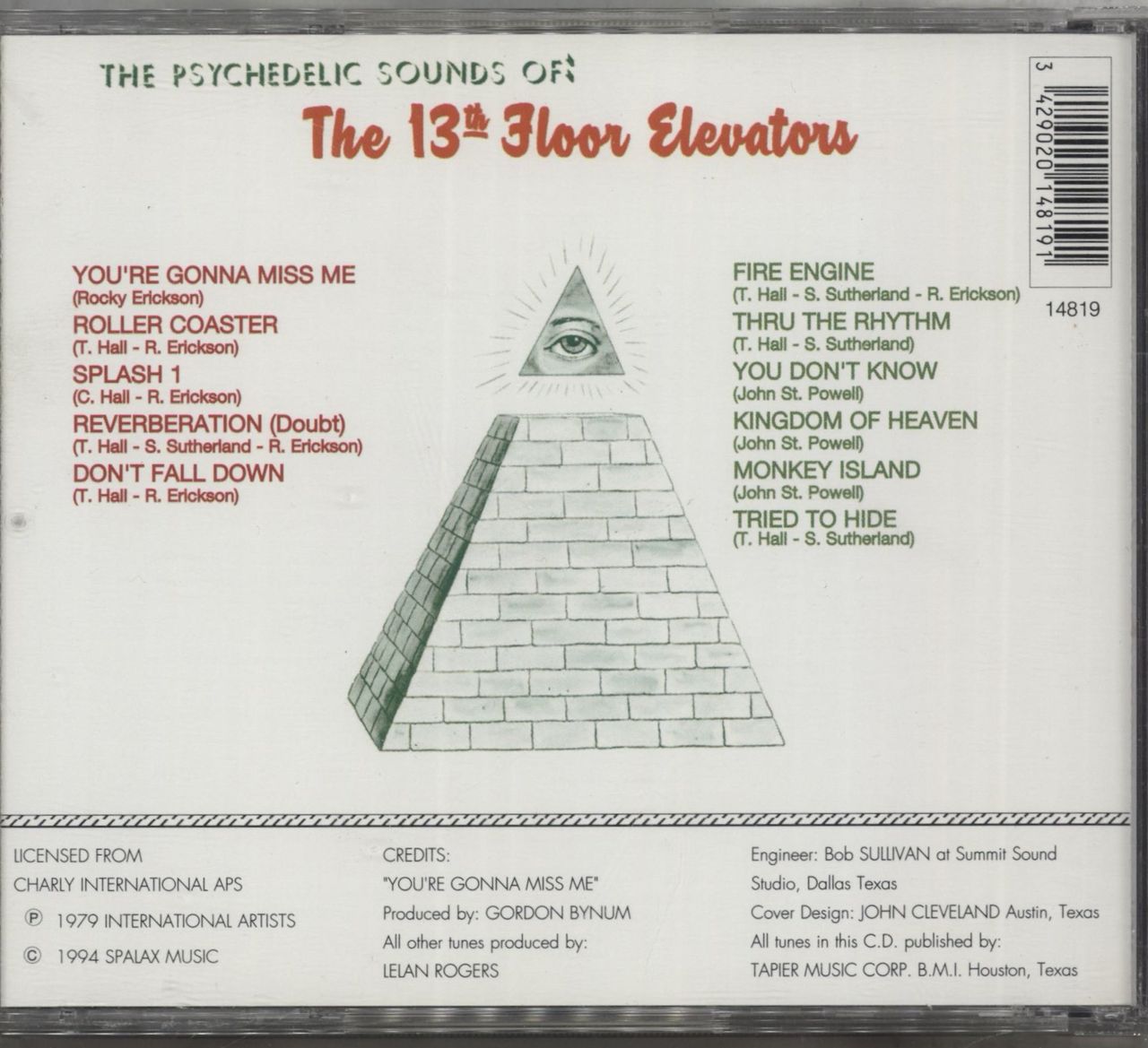 【5セット】13th Floor Elevators 5セット】13th Floor Elevators 13TH FLOOR ELEVATORS Psychedelic