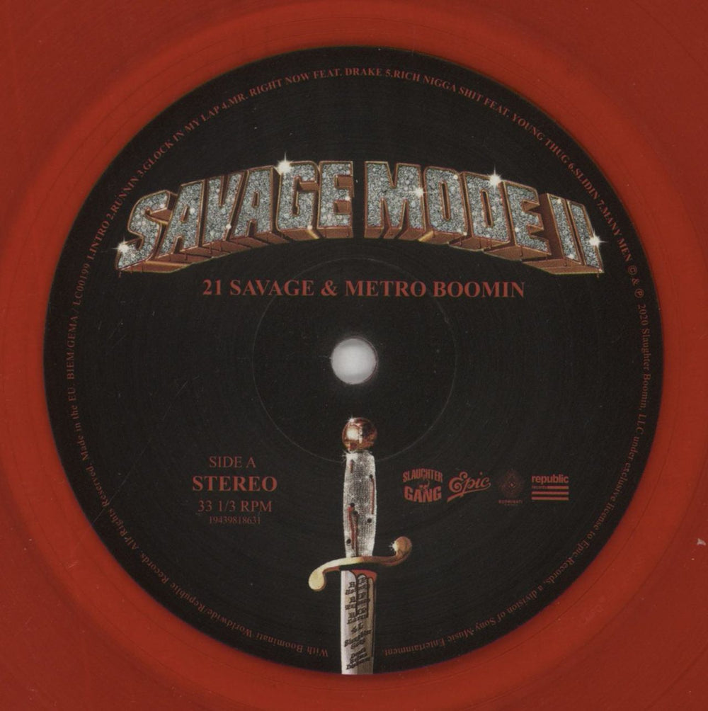 Savage mode - 21 savage - vinyl (brand new/sealed) hotsell (rare)