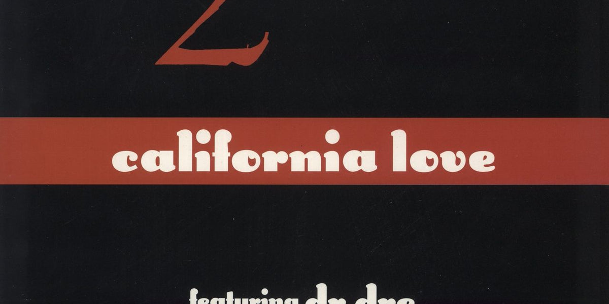 2Pac California Love - price sticker UK 12