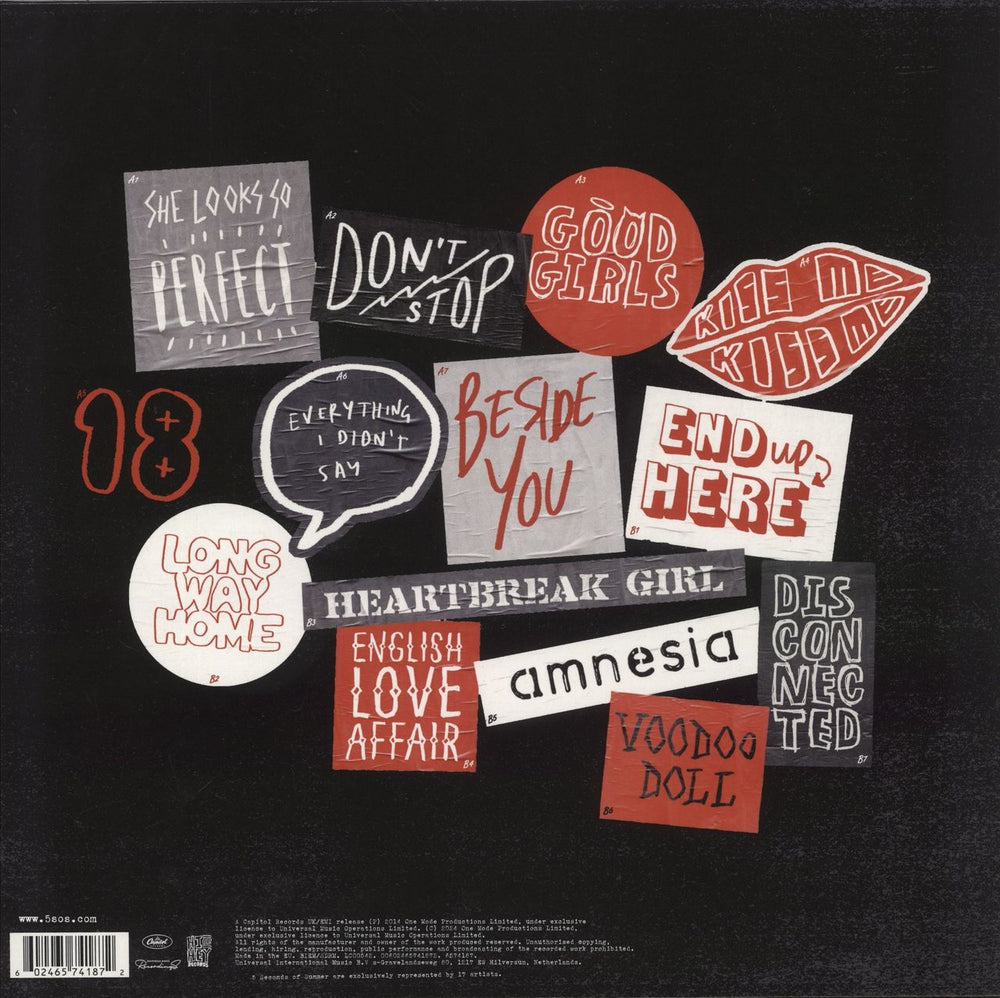 5 Seconds Of Summer 5 Seconds Of Summer - 10th Anniversary UK picture disc LP (vinyl picture disc album) 602465741872