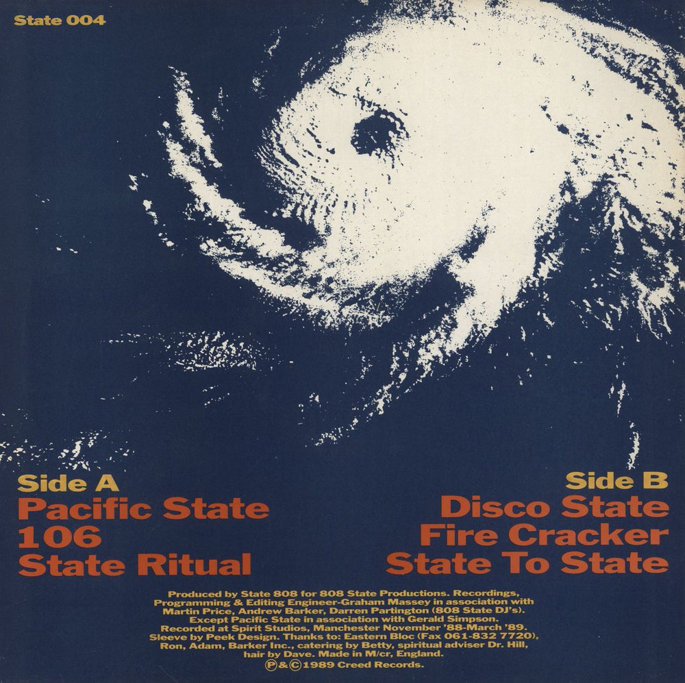 808 State Quadrastate EP UK 12" vinyl single (12 inch record / Maxi-single)