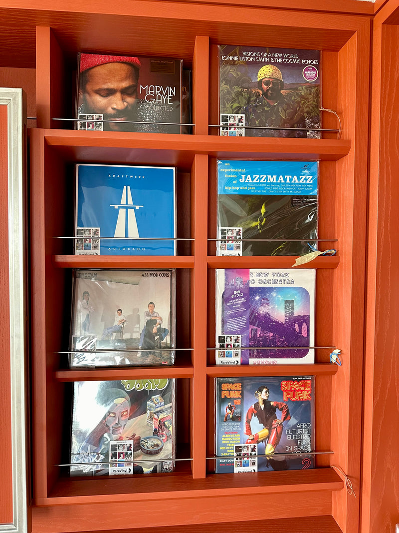 Hand-selected records in a private listening room