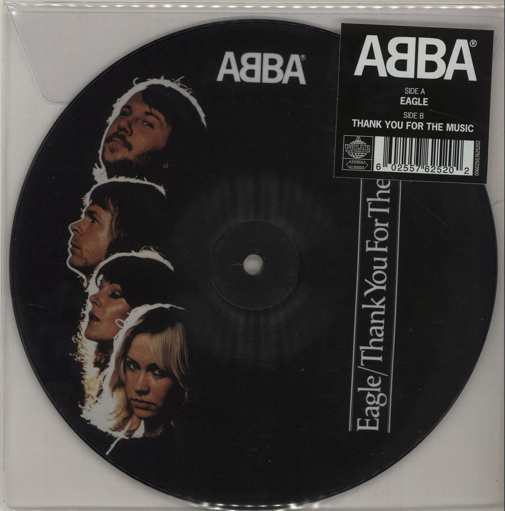 Abba Eagle / Thank You For The Music Dutch 7" vinyl picture disc (7 inch picture disc single) 00602557625202