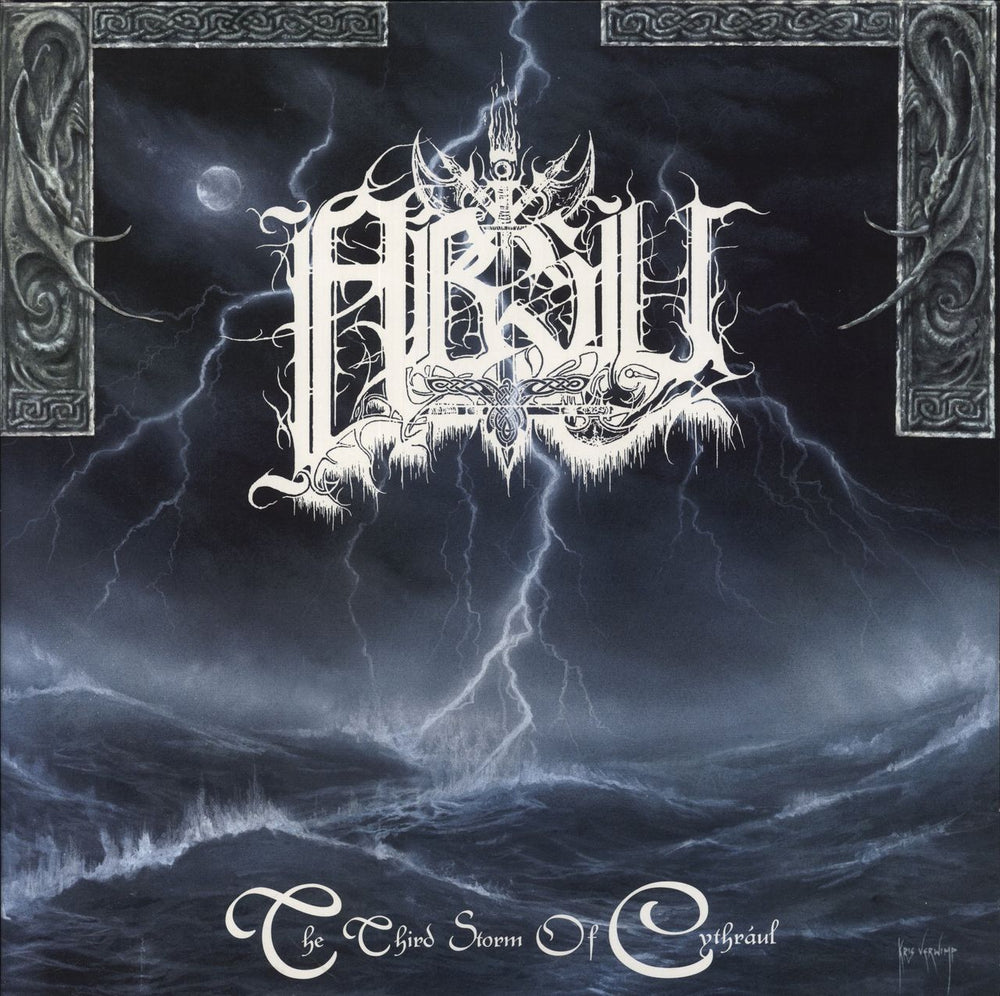 Absu The Third Storm Of Cythrául - VG US vinyl LP album (LP record) CRYPT41-1