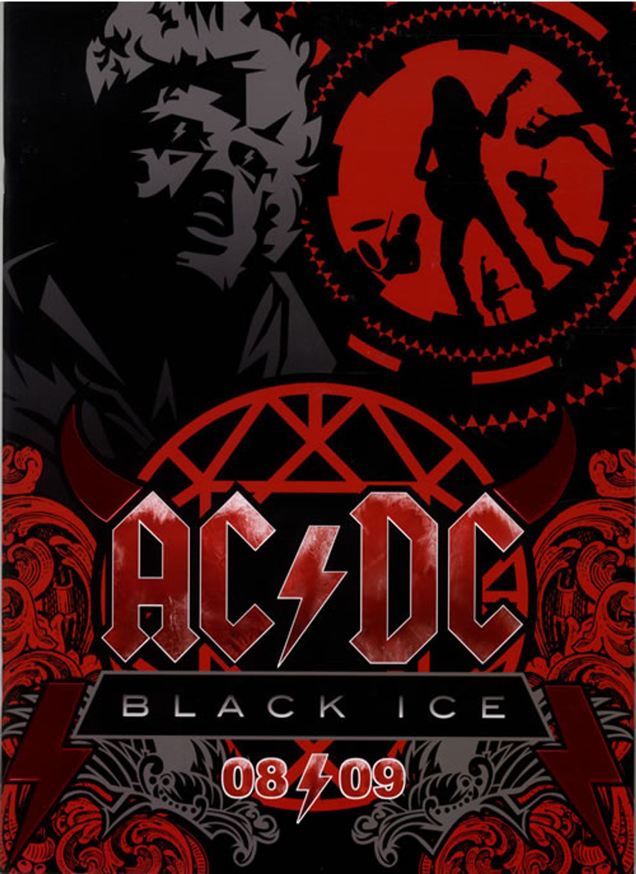 AC/DC Black Ice 08/09 UK tour programme TOUR PROGRAMME