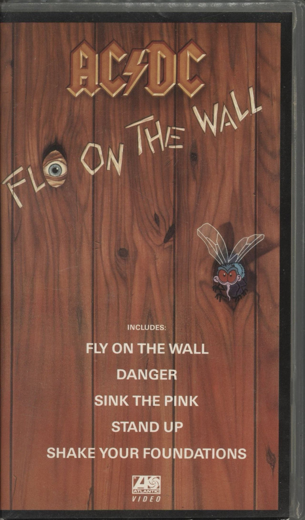 AC/DC Fly On The Wall UK video (VHS or PAL or NTSC) 750102
