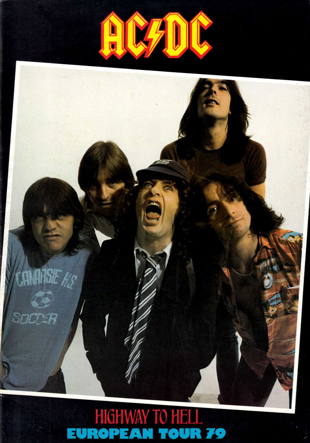 AC/DC Highway To Hell Euro Tour '79 UK tour programme TOUR PROGRAMME