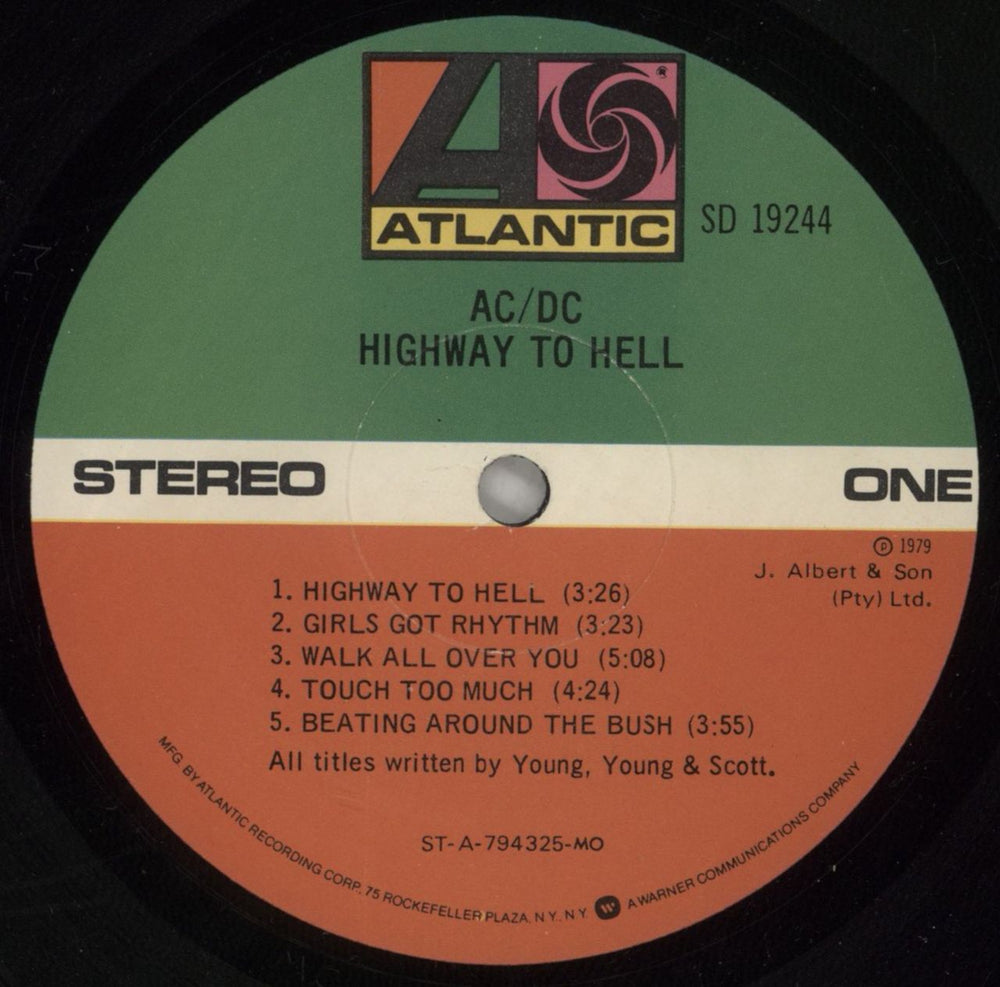 AC/DC Highway To Hell - VG US vinyl LP album (LP record) ACDLPHI872541