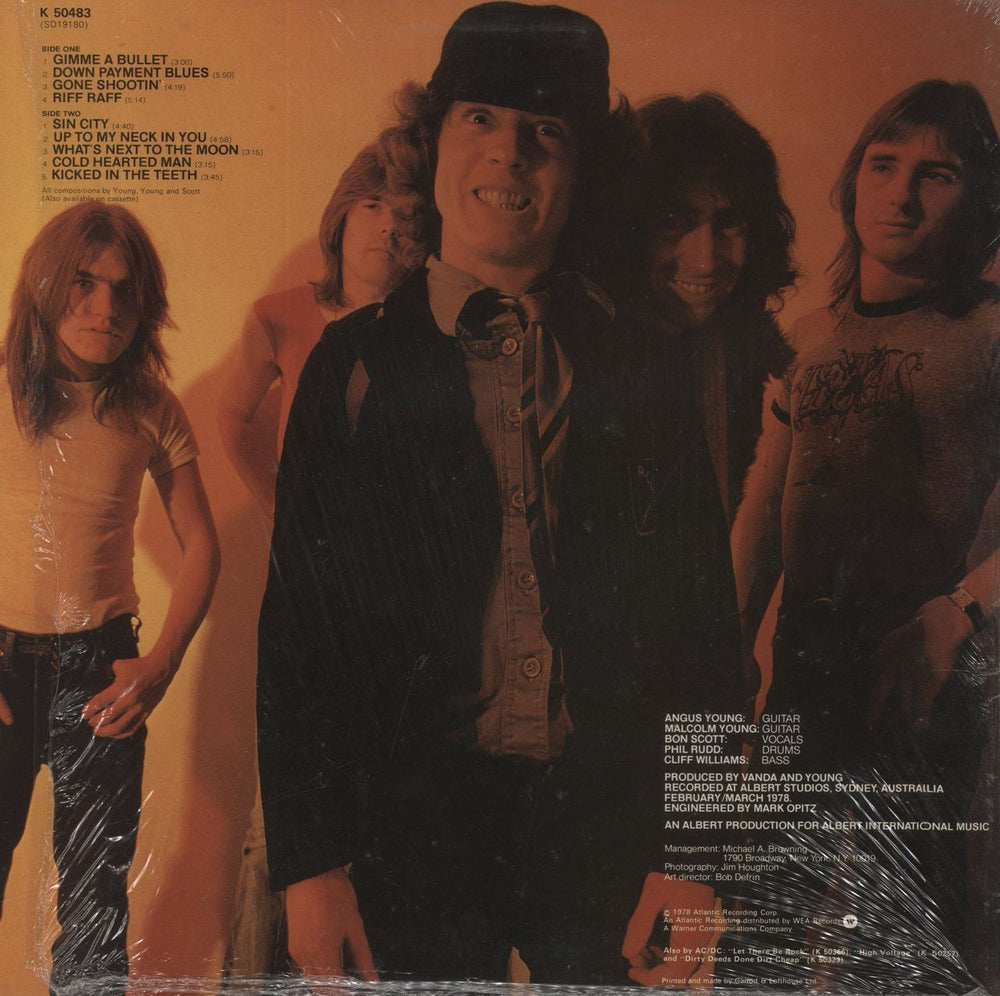 AC/DC Powerage - Cold Hearted Man UK vinyl LP album (LP record)