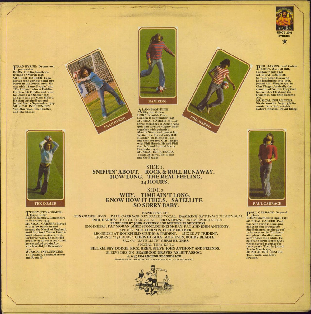 Ace Five-A-Side UK vinyl LP album (LP record)