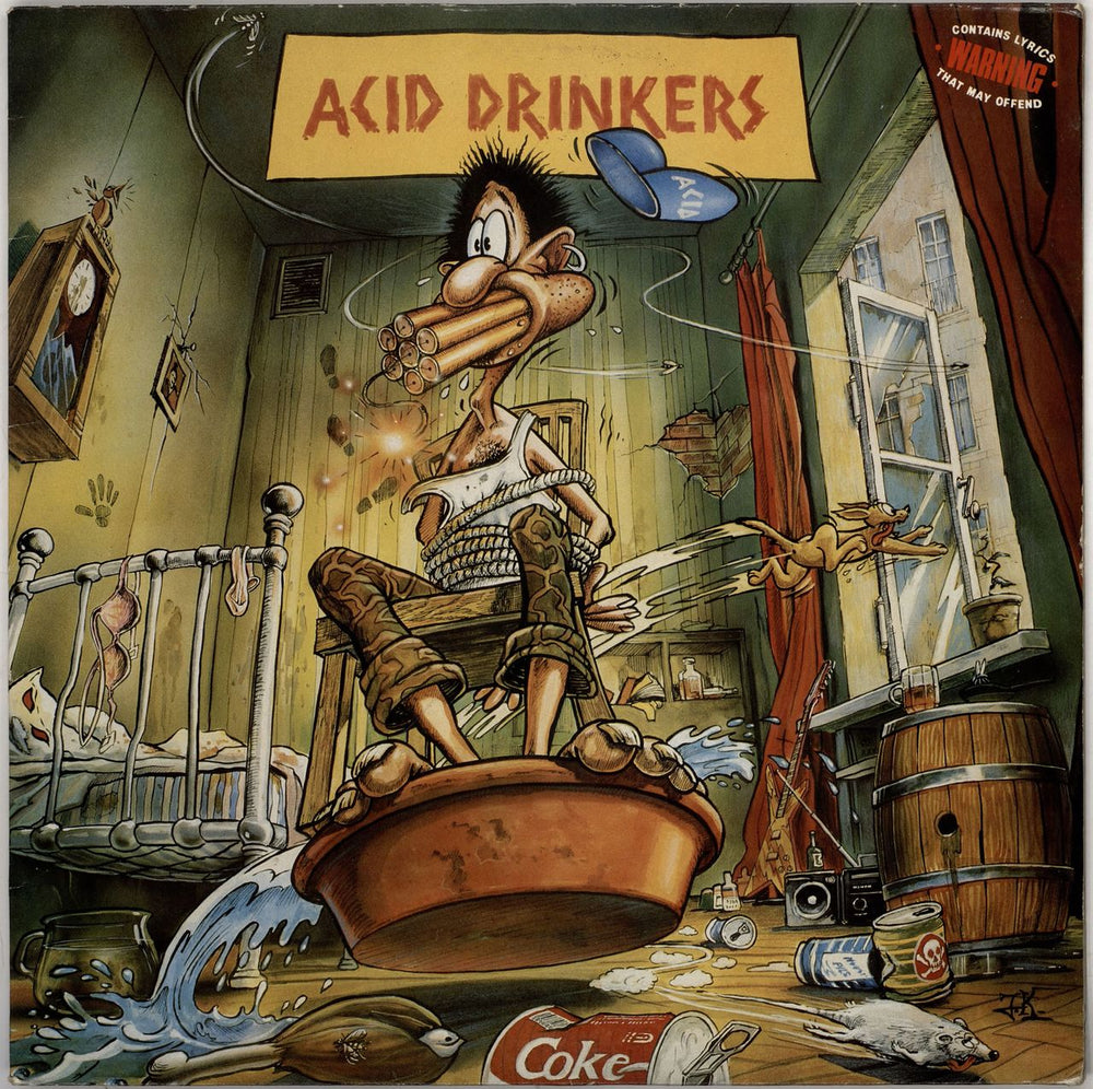 Acid Drinkers Are You A Rebel? French vinyl LP album (LP record) FLAG45