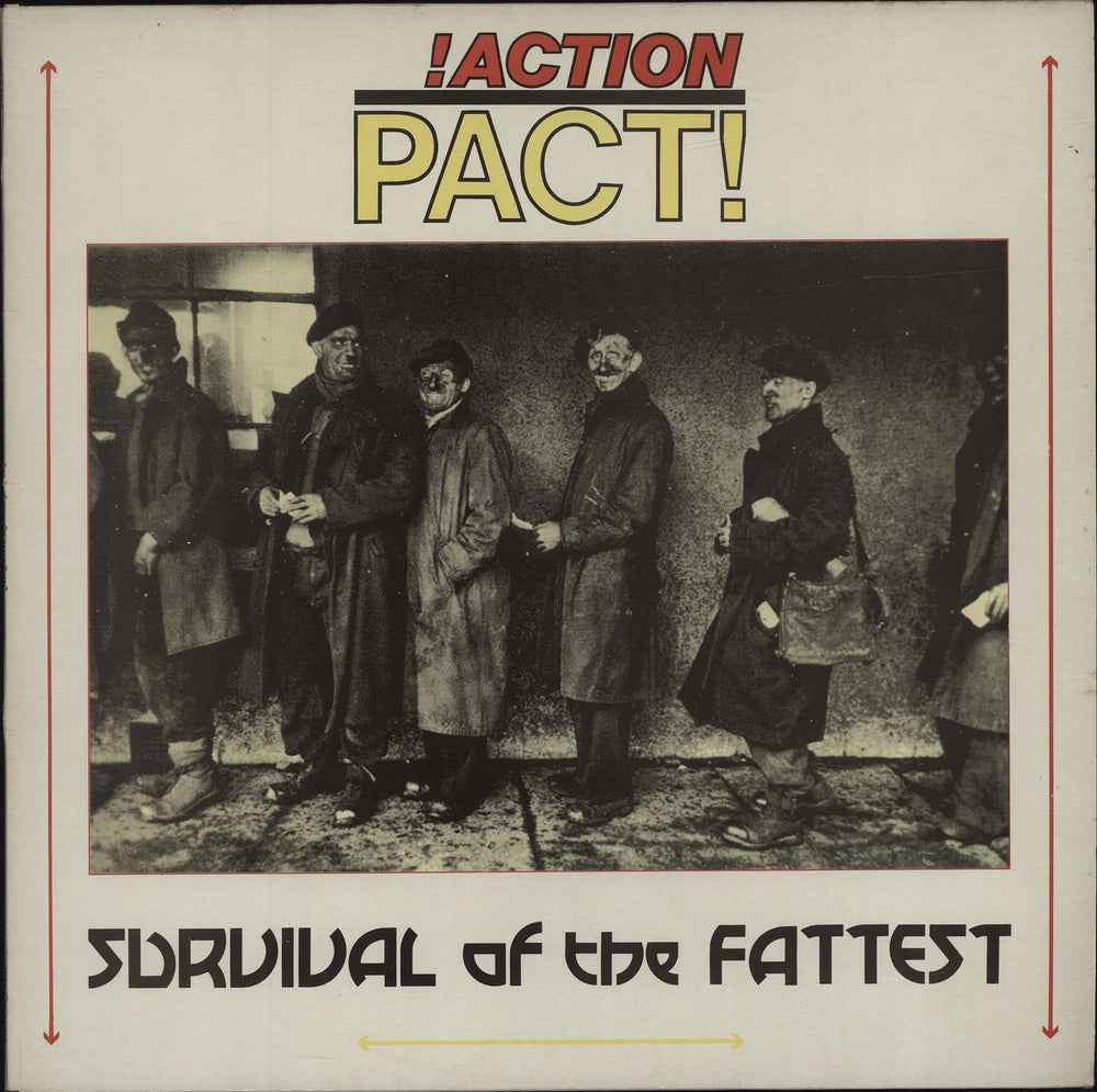 Action Pact Survival Of The Fattest UK vinyl LP album (LP record) FALLLP030