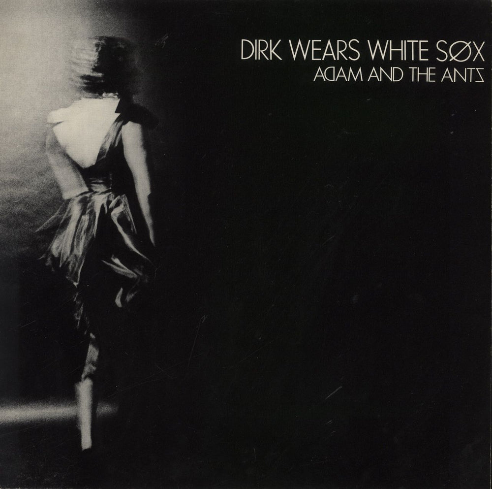 Adam & The Ants Dirk Wears White Sox - chair label UK vinyl LP album (LP record) RIDE3