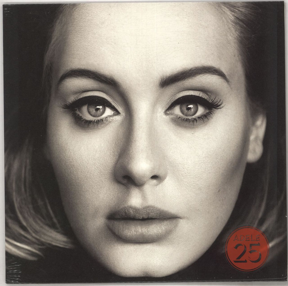 Adele 25 (Twenty Five) - Sealed UK vinyl LP album (LP record) XLLP740