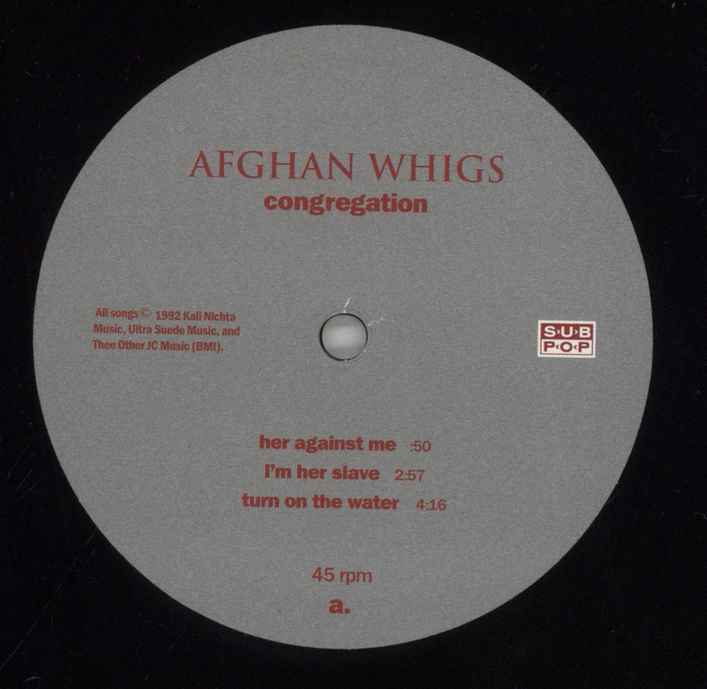 Afghan Whigs Congregation - 180 Gram UK 2-LP vinyl record set (Double LP Album) AFG2LCO862476