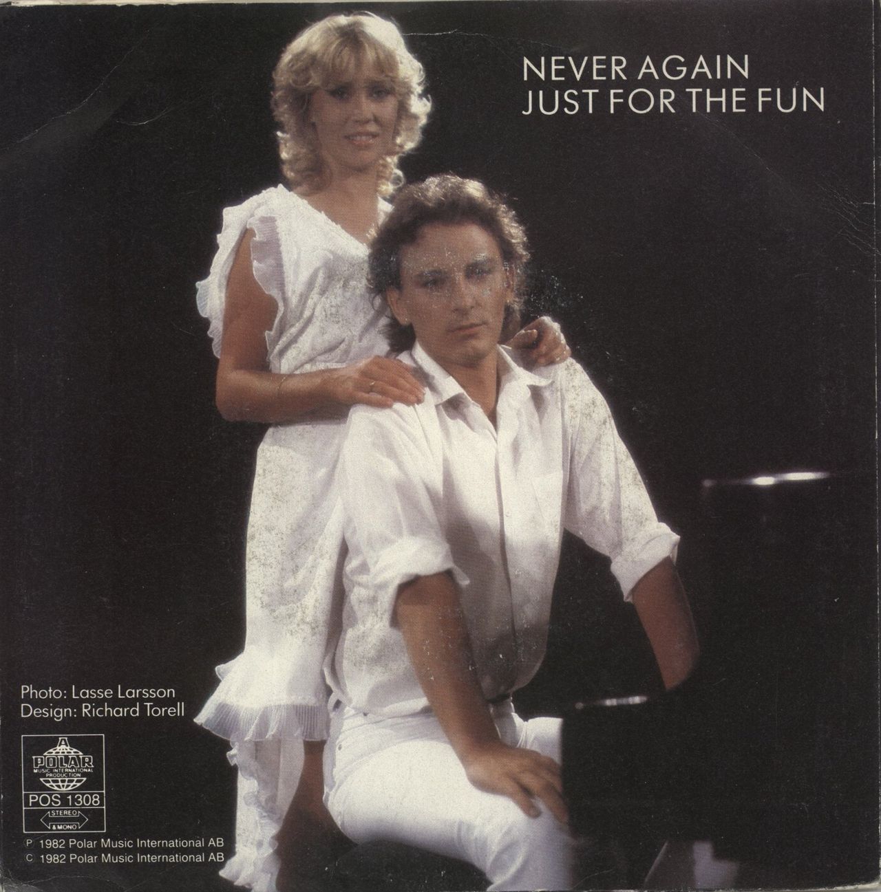 Agnetha Fältskog Never Again Swedish 7" vinyl single (7 inch record / 45)