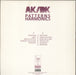 AK/DK Patterns/Harmonics - White Vinyl UK Promo vinyl LP album (LP record) 5060211503405
