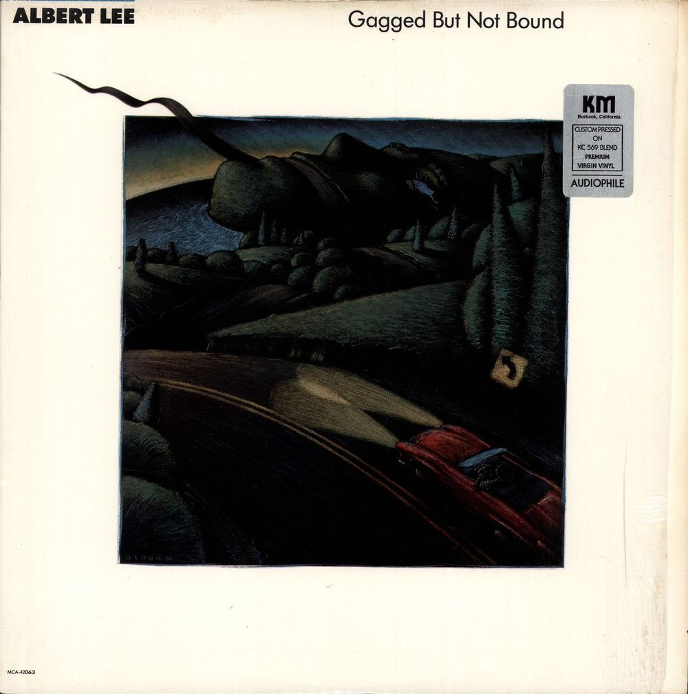 Albert Lee Gagged But Not Bound US vinyl LP album (LP record) MCA-42063