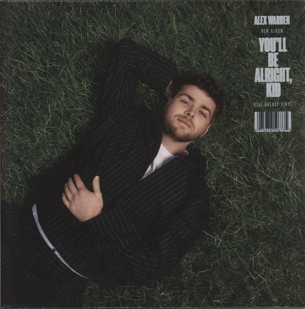 Alex Warren You'll Be Alright, Kid - Blue Galaxy Vinyl - Sealed US 2-LP vinyl record set (Double LP Album) 075678598791