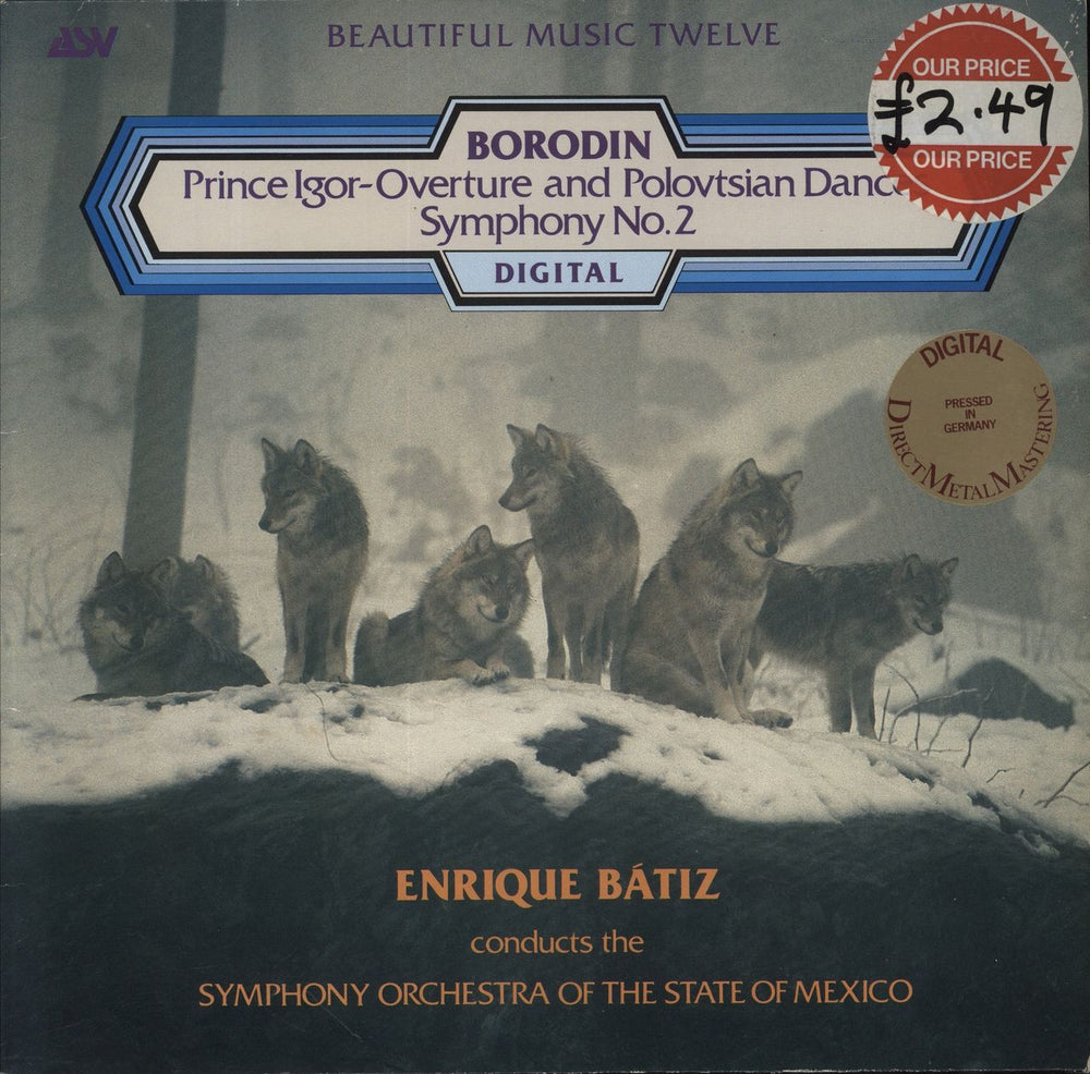 Alexander Borodin Borodin: Prince Igor - Overture And Polovtsian Dances / Symphony No. 2 UK vinyl LP album (LP record) ABM761