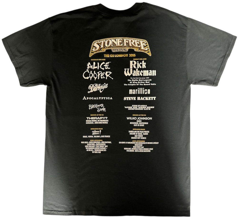 Alice Cooper Stone Free Festival 18/19 June 2016 UK t-shirt