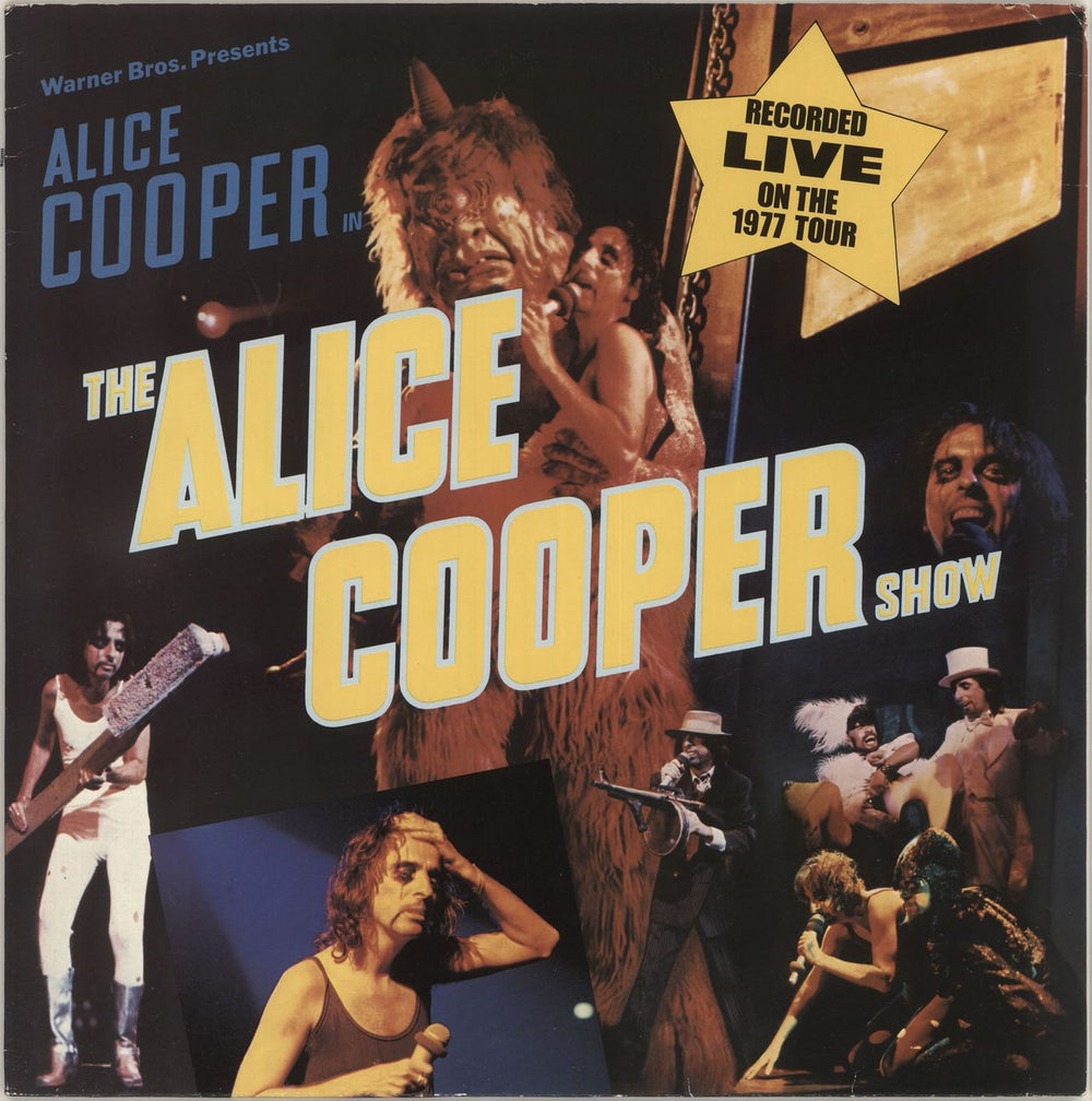 Alice Cooper The Alice Cooper Show - White WB label With Lines German vinyl LP album (LP record) WB56439