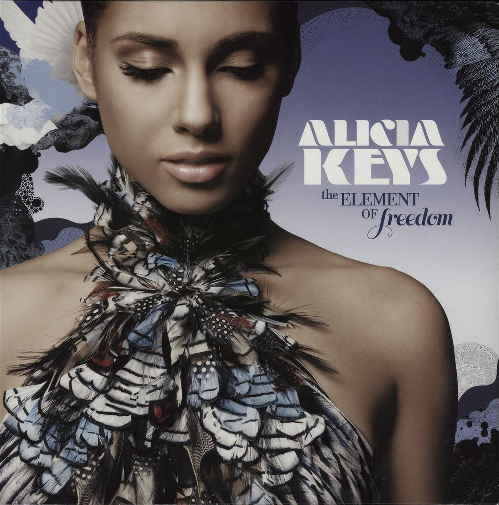 Alicia Keys The Element Of Freedom - Lilac Vinyl - EX US 2-LP vinyl record set (Double LP Album) 88697465711