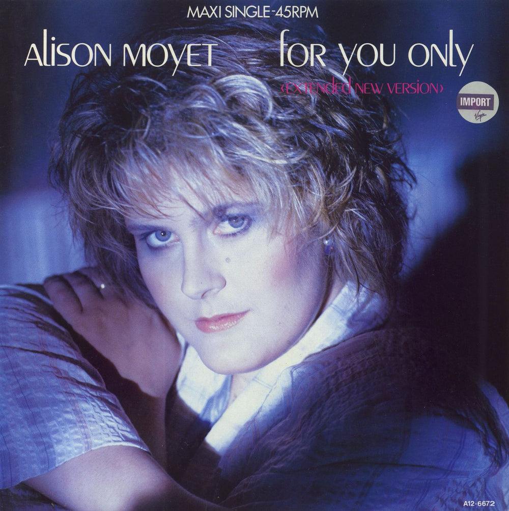 Alison Moyet For You Only Dutch 12" vinyl single (12 inch record / Maxi-single) A12.6672