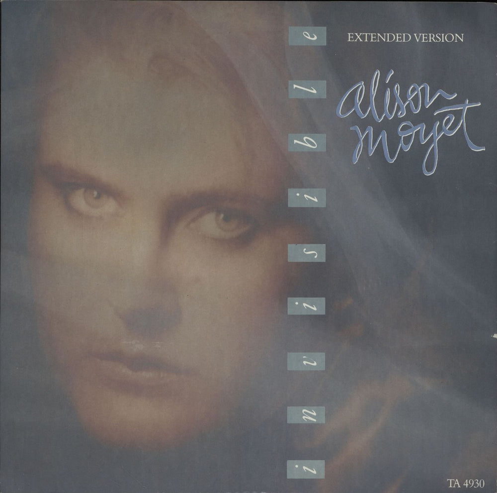 Alison Moyet Invisible UK 12" vinyl single (12 inch record / Maxi-single) TA4930