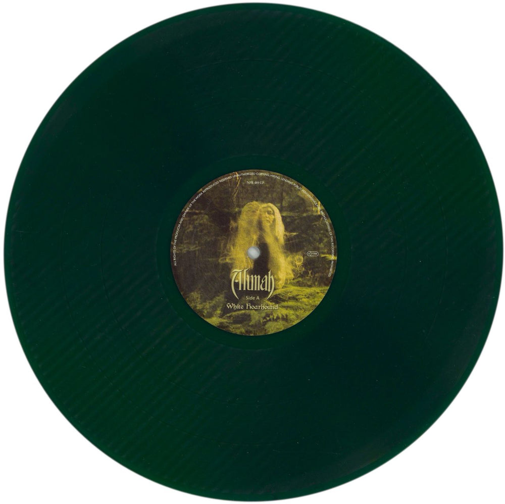 Alunah White Hoarhound - 180g Green Transparent Vinyl Austrian vinyl LP album (LP record) 9T2LPWH868537