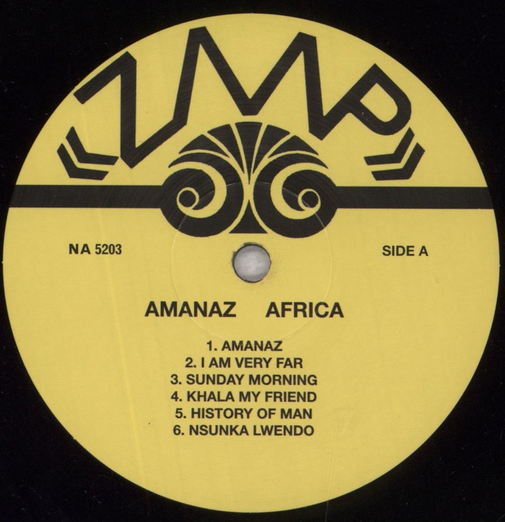 Amanaz Africa - Flat Mix US vinyl LP album (LP record) 7W2LPAF844146