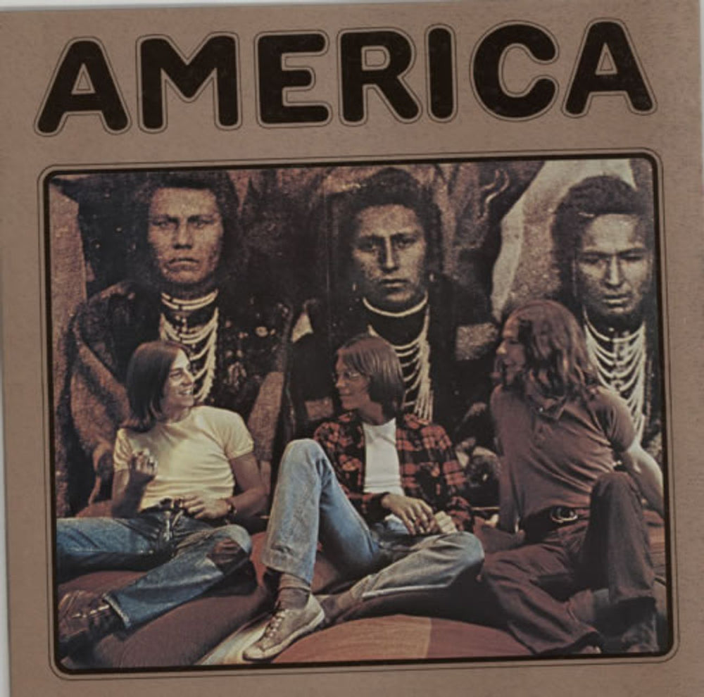 America America - Burbank Label UK vinyl LP album (LP record) K46093