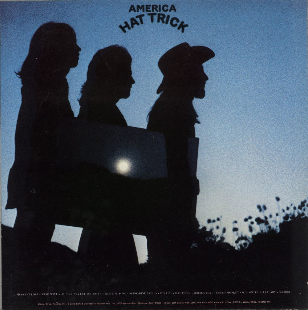 America Hat Trick + Poster US vinyl LP album (LP record)